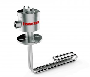 Over the Side heater with flange