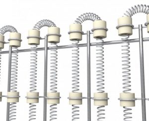 WATTCO industrial open coil heating elements for duct heaters, ovens, and high-performance air heating applications