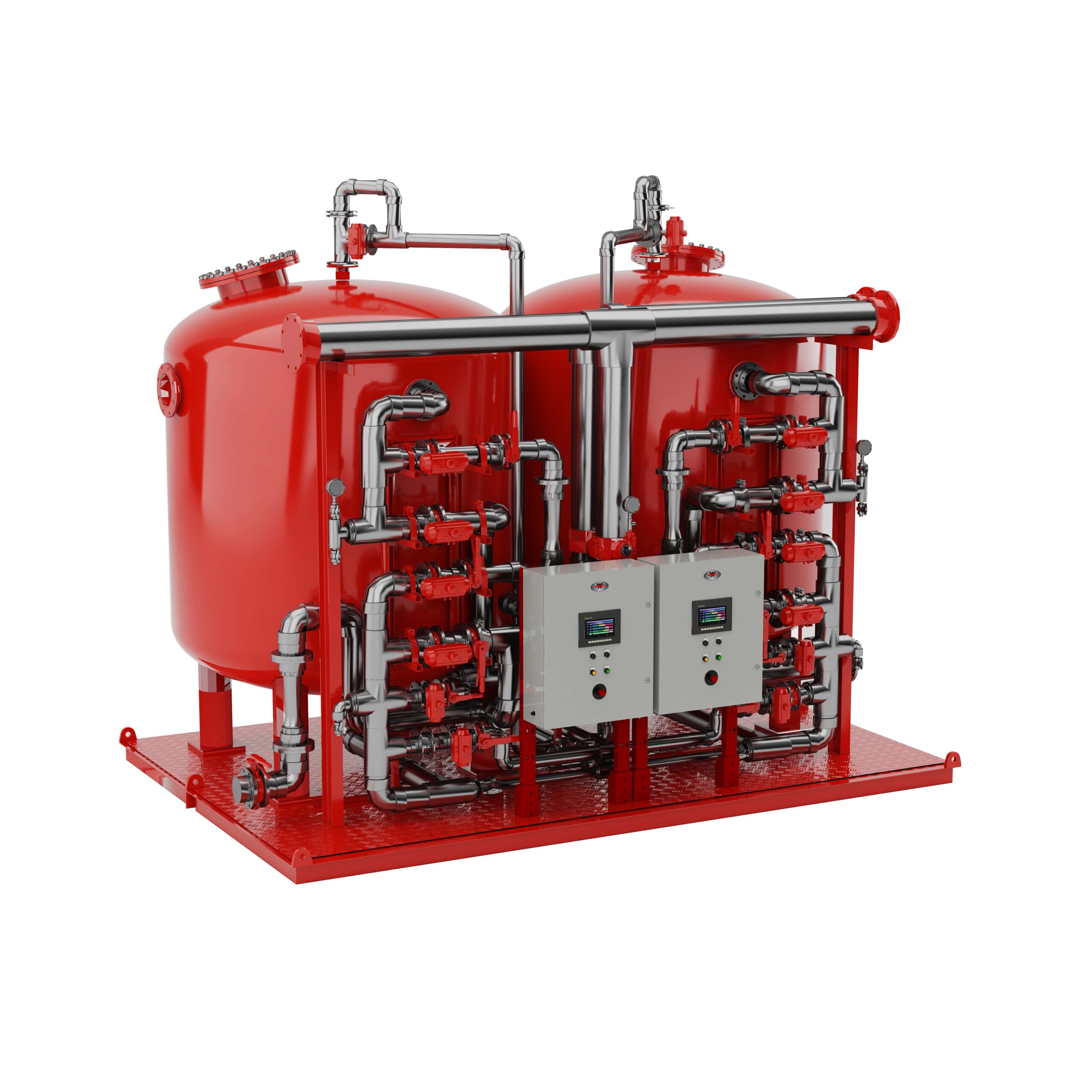 WATTCO integral pumping module compact fluid management system for industrial fluid transfer and pressure control